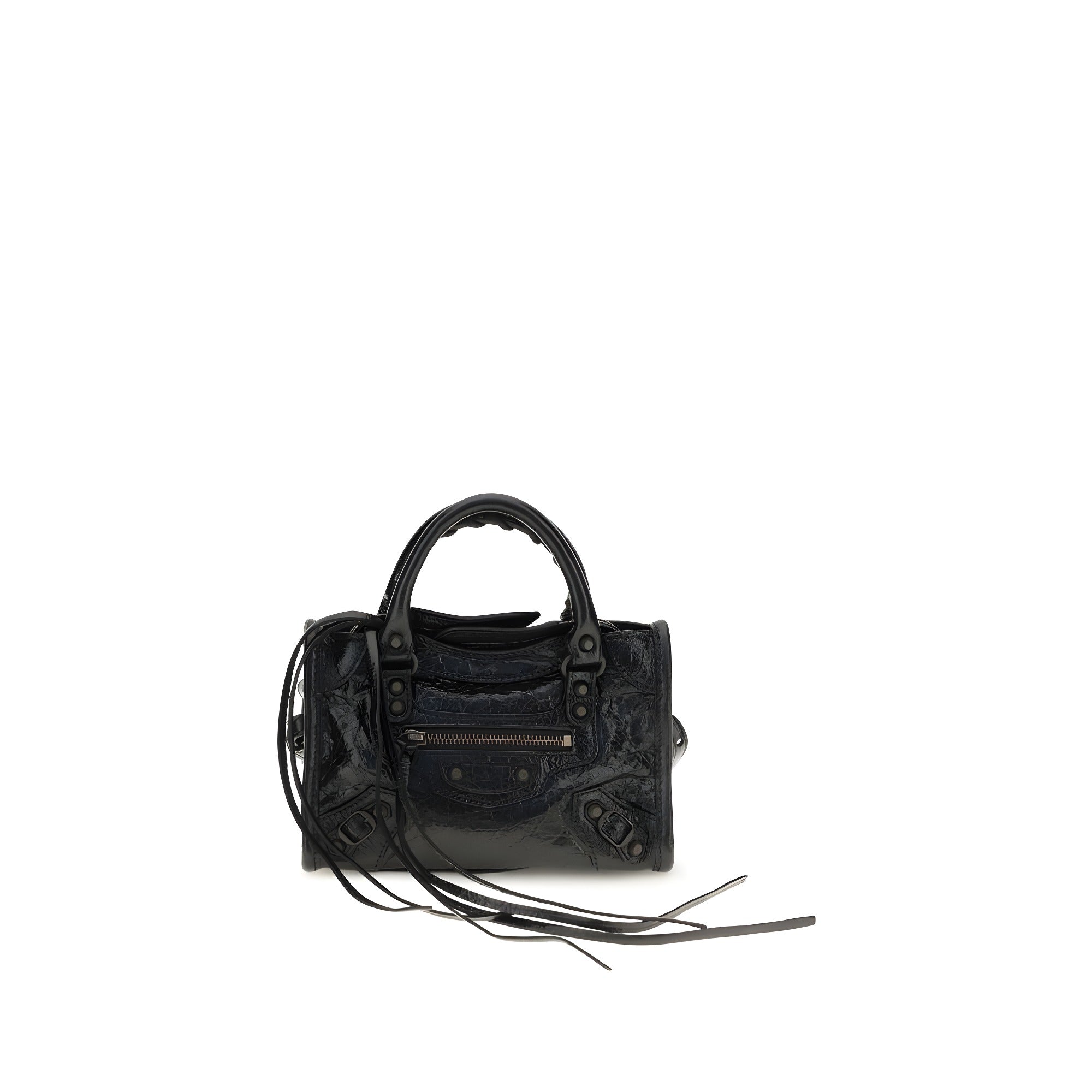 Balenciaga Black Lambskin Handbag