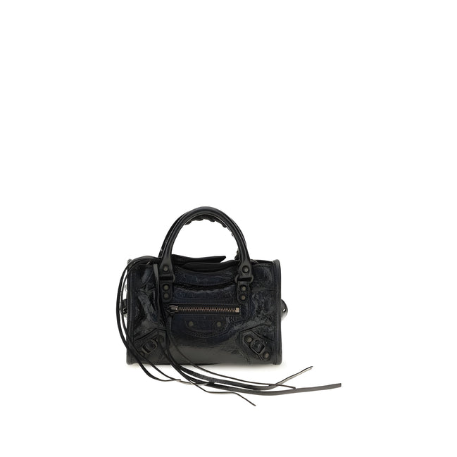 Balenciaga Black Lambskin Handbag