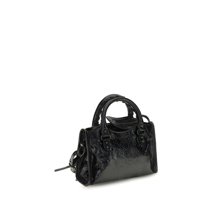 Balenciaga Black Lambskin Handbag