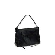 Balenciaga Black Lambskin Medium Shoulder Bag