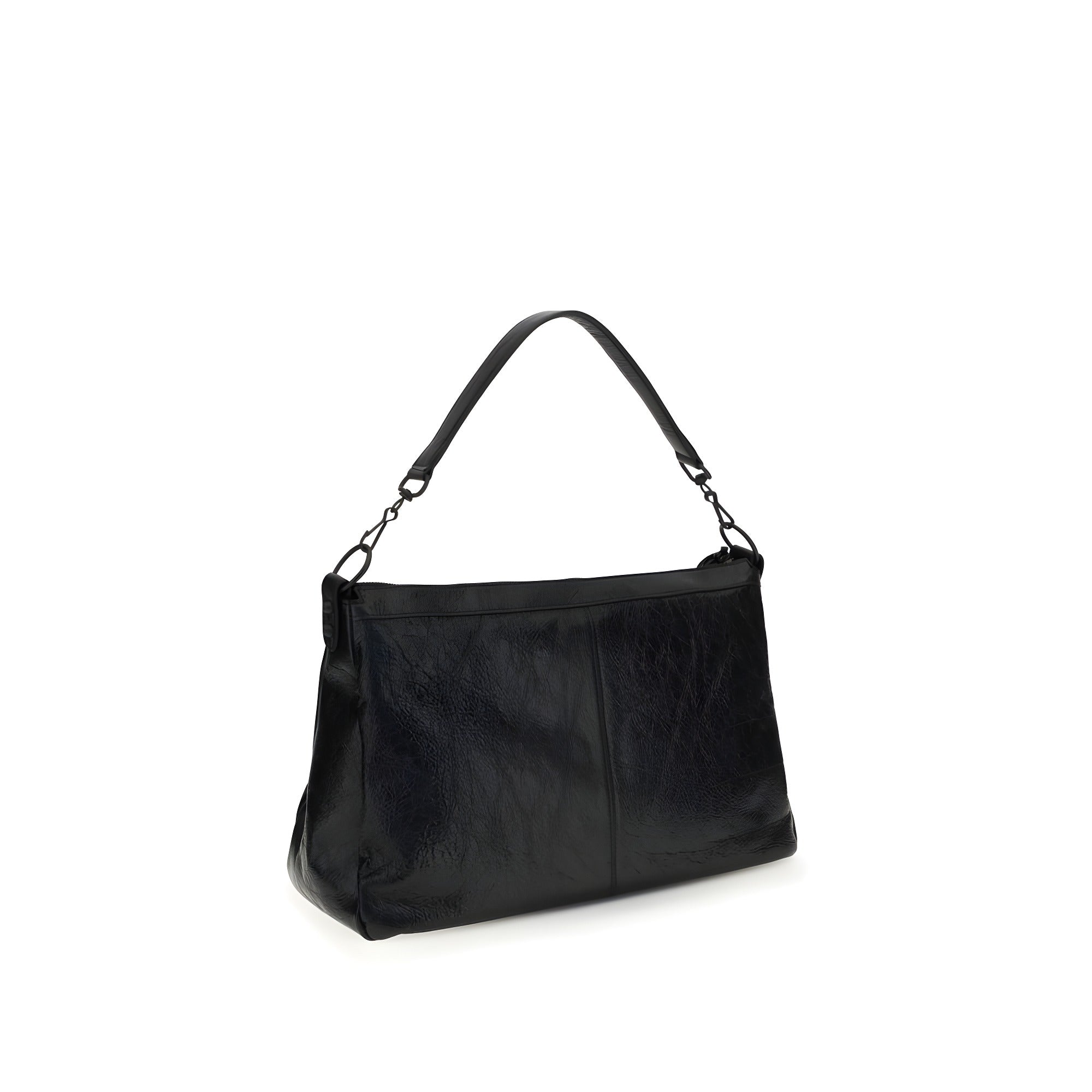 Balenciaga Black Lambskin Medium Shoulder Bag