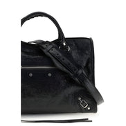 Balenciaga Black Lambskin Shoulder Bag