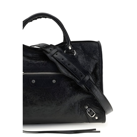 Balenciaga Black Lambskin Shoulder Bag
