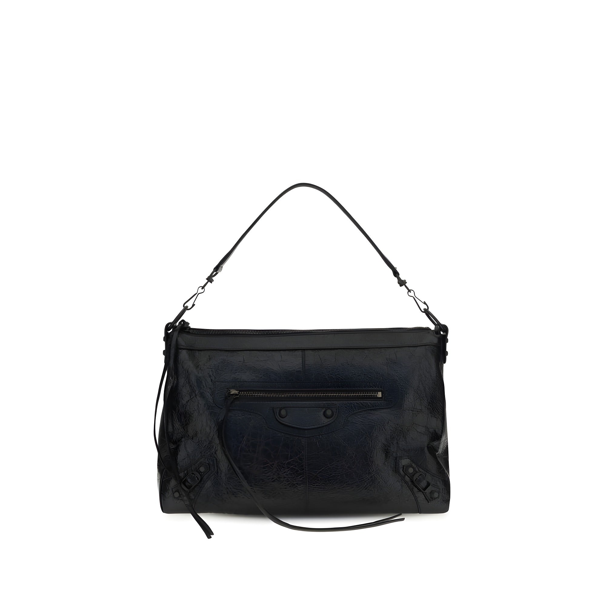Balenciaga Black Lambskin Shoulder Bag
