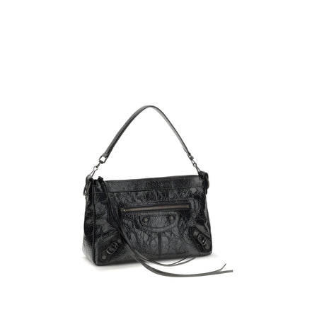 Balenciaga Black Lambskin Shoulder Bag