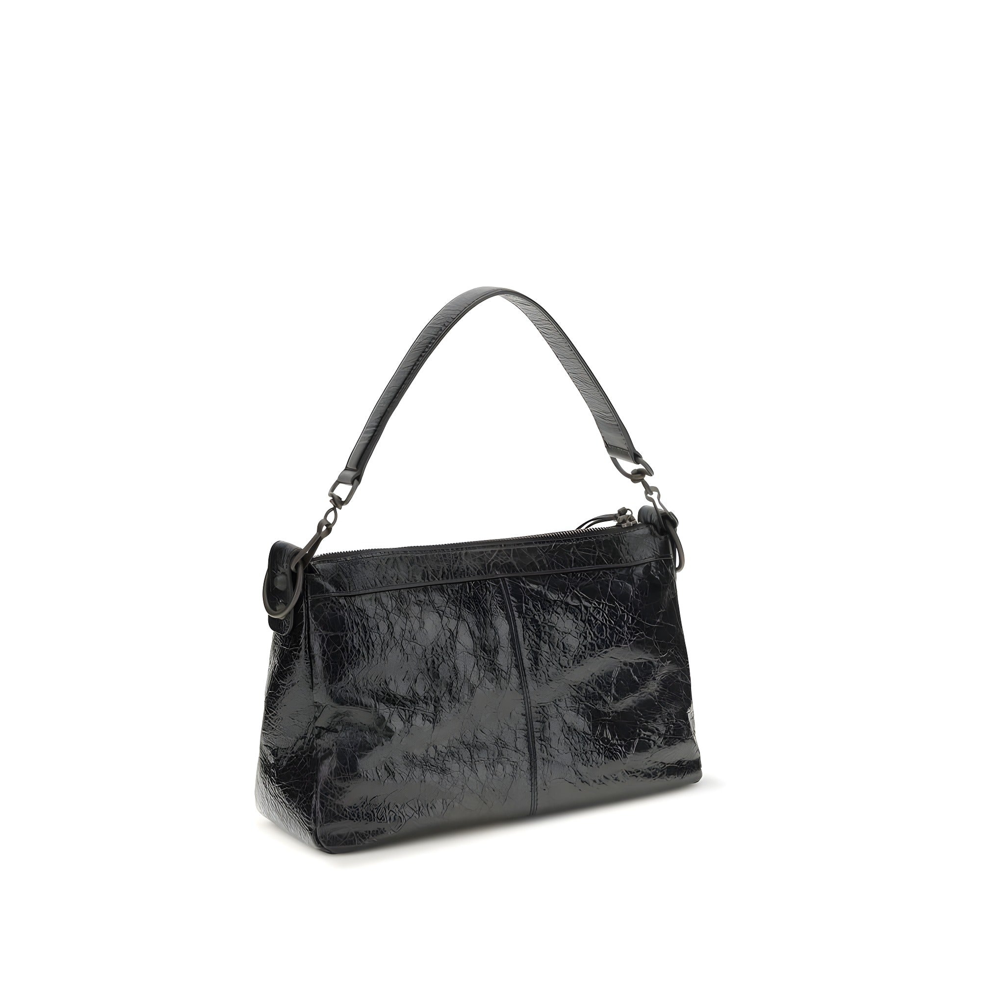 Balenciaga Black Lambskin Shoulder Bag