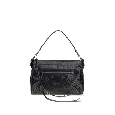 Balenciaga Black Lambskin Small Shoulder Bag