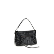 Balenciaga Black Lambskin Small Shoulder Bag