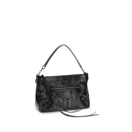 Balenciaga Black Lambskin Small Shoulder Bag