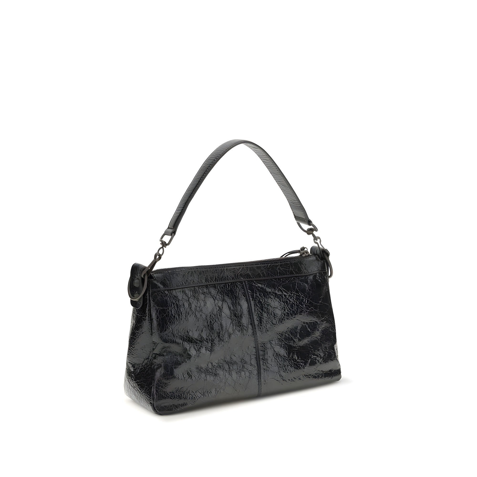 Balenciaga Black Lambskin Small Shoulder Bag