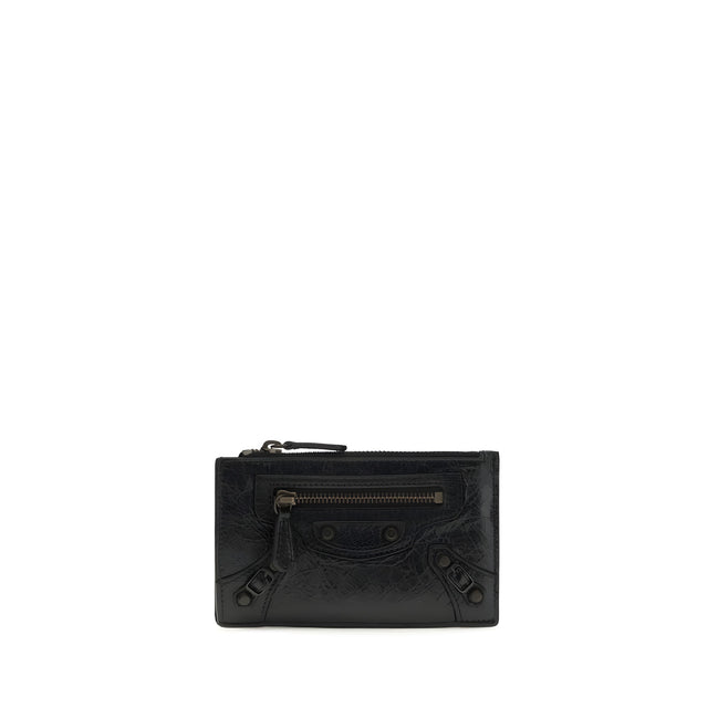 Balenciaga Black Lambskin Wallet