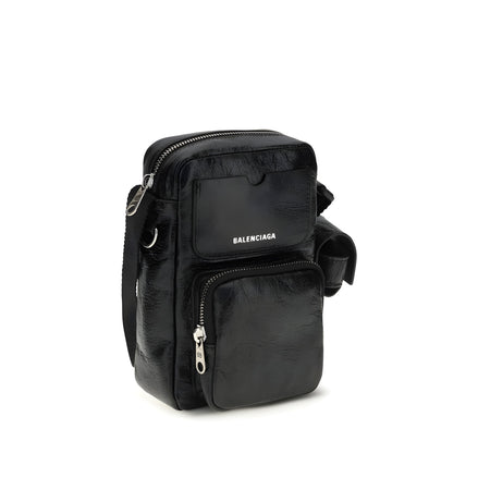 Balenciaga Black Leather Shoulder Bag