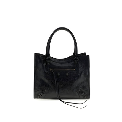Balenciaga Black Leather Shoulder Bag