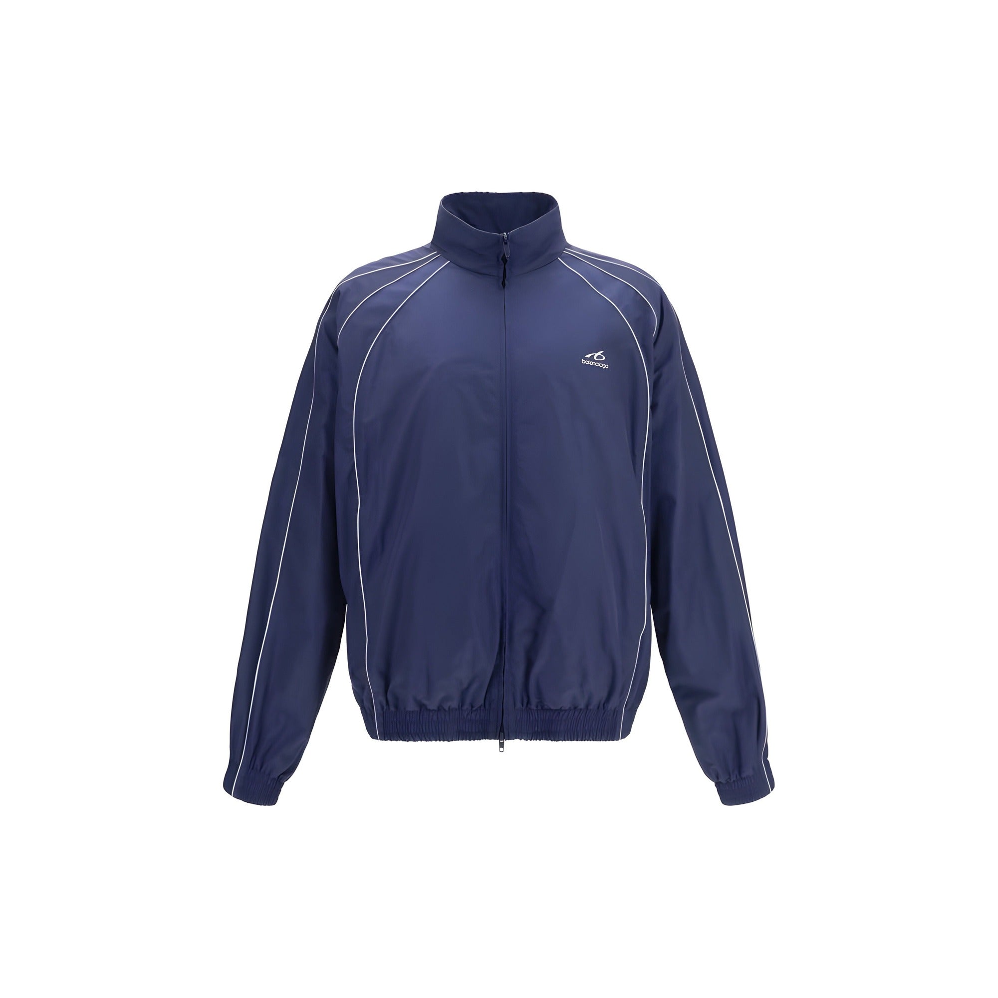 Balenciaga Blue Cotton Shell Jacket