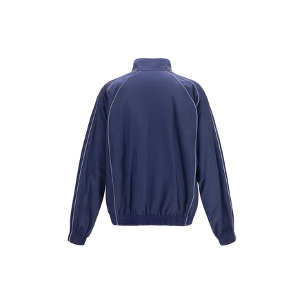 Balenciaga Blue Cotton Shell Jacket