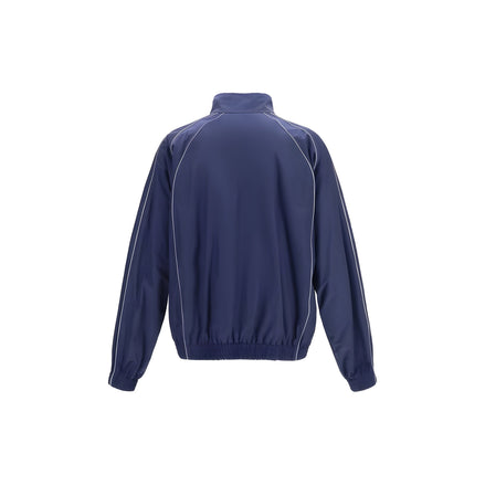 Balenciaga Blue Cotton Shell Jacket
