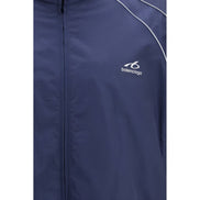 Balenciaga Blue Cotton Shell Jacket