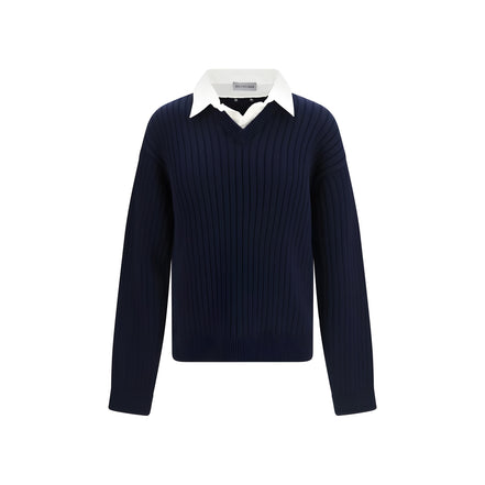 Balenciaga Blue Cotton Sweatshirt