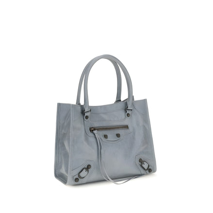 Balenciaga Blue Lambskin Shoulder Bag