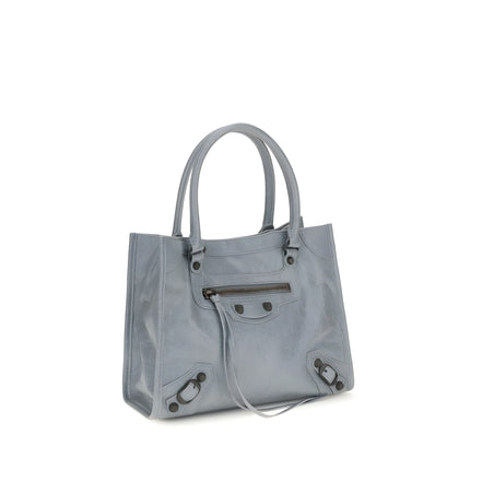 Balenciaga Blue Lambskin Shoulder Bag