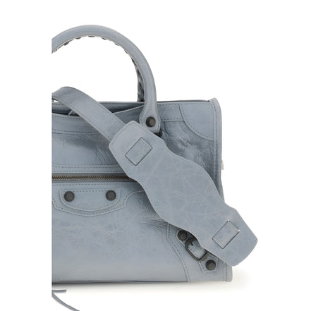 Balenciaga Blue Lambskin Shoulder Bag