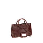 Balenciaga Bordeaux Lambskin Handbag