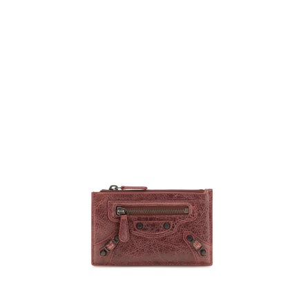 Balenciaga Bordeaux Lambskin Wallet