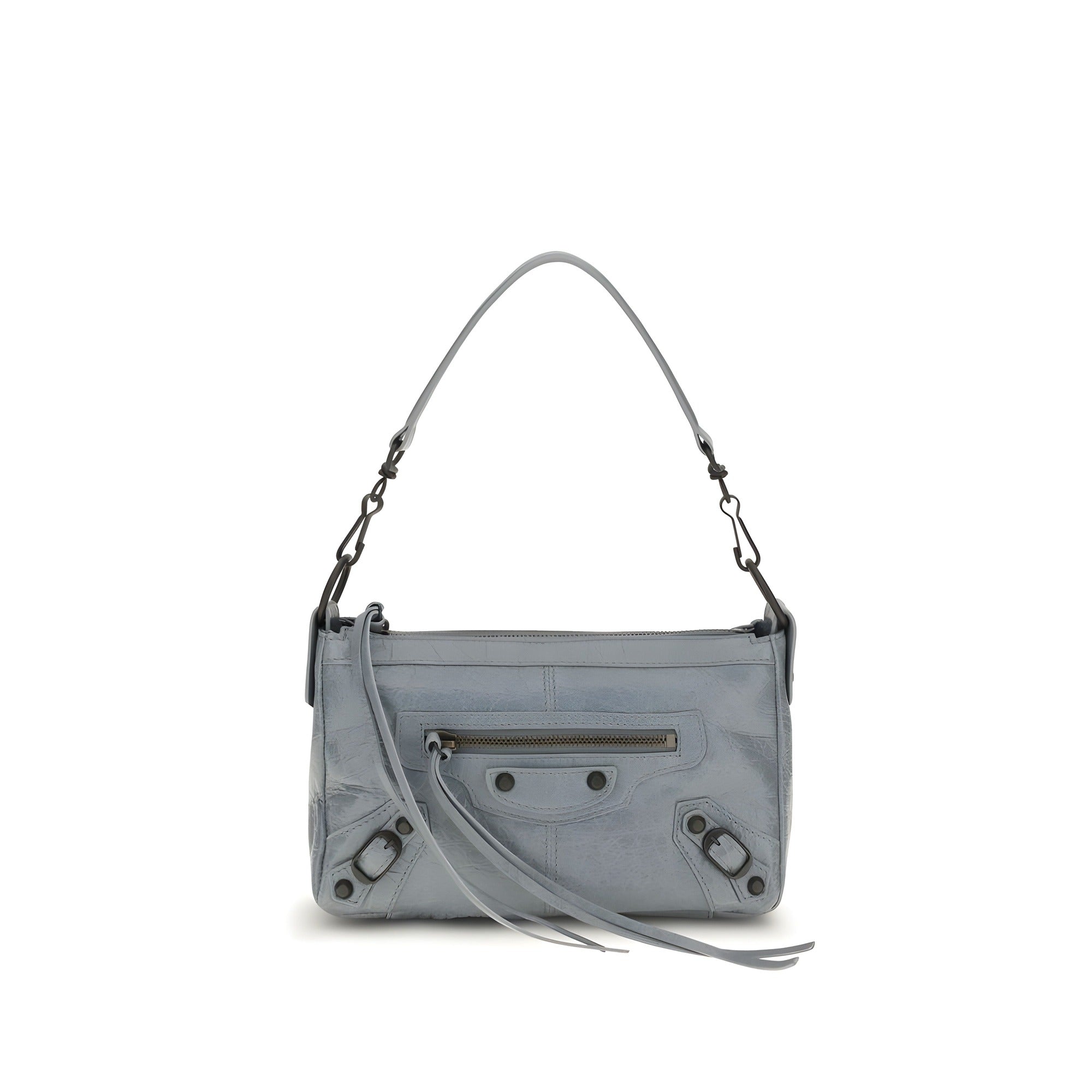 Balenciaga Gray Leather Handbag