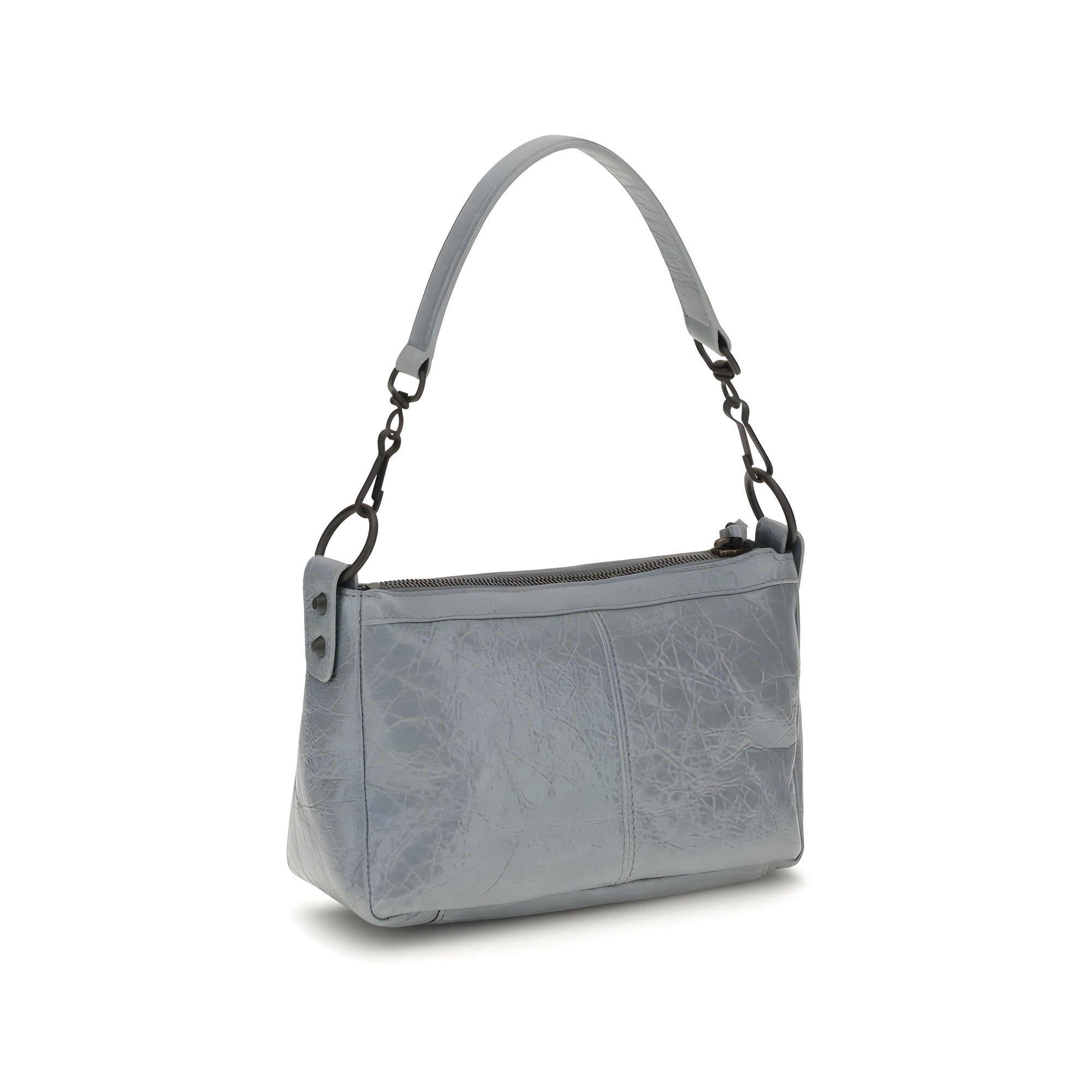 Balenciaga Gray Leather Handbag