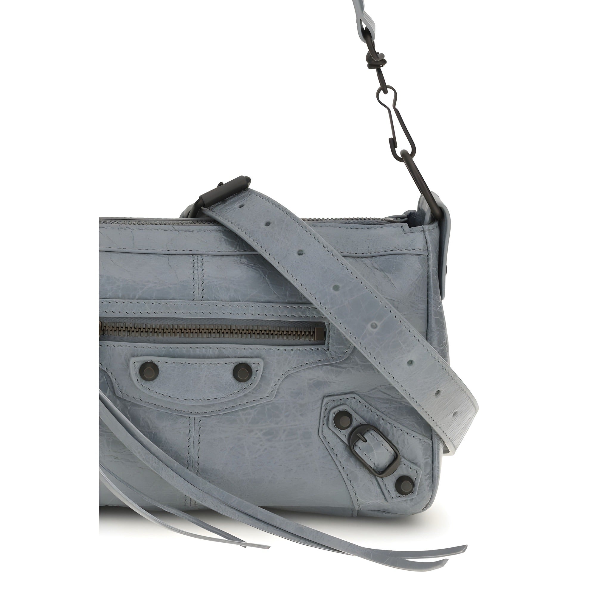 Balenciaga Gray Leather Handbag