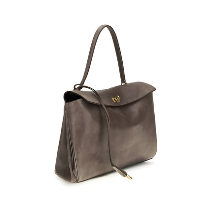 Sac à bandoulière Balenciaga gris en agneau Ovis Aries Aries