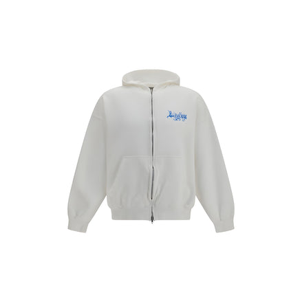 Balenciaga White Cotton Sweatshirt