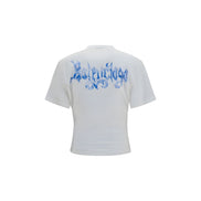 Balenciaga White Cotton T-Shirt