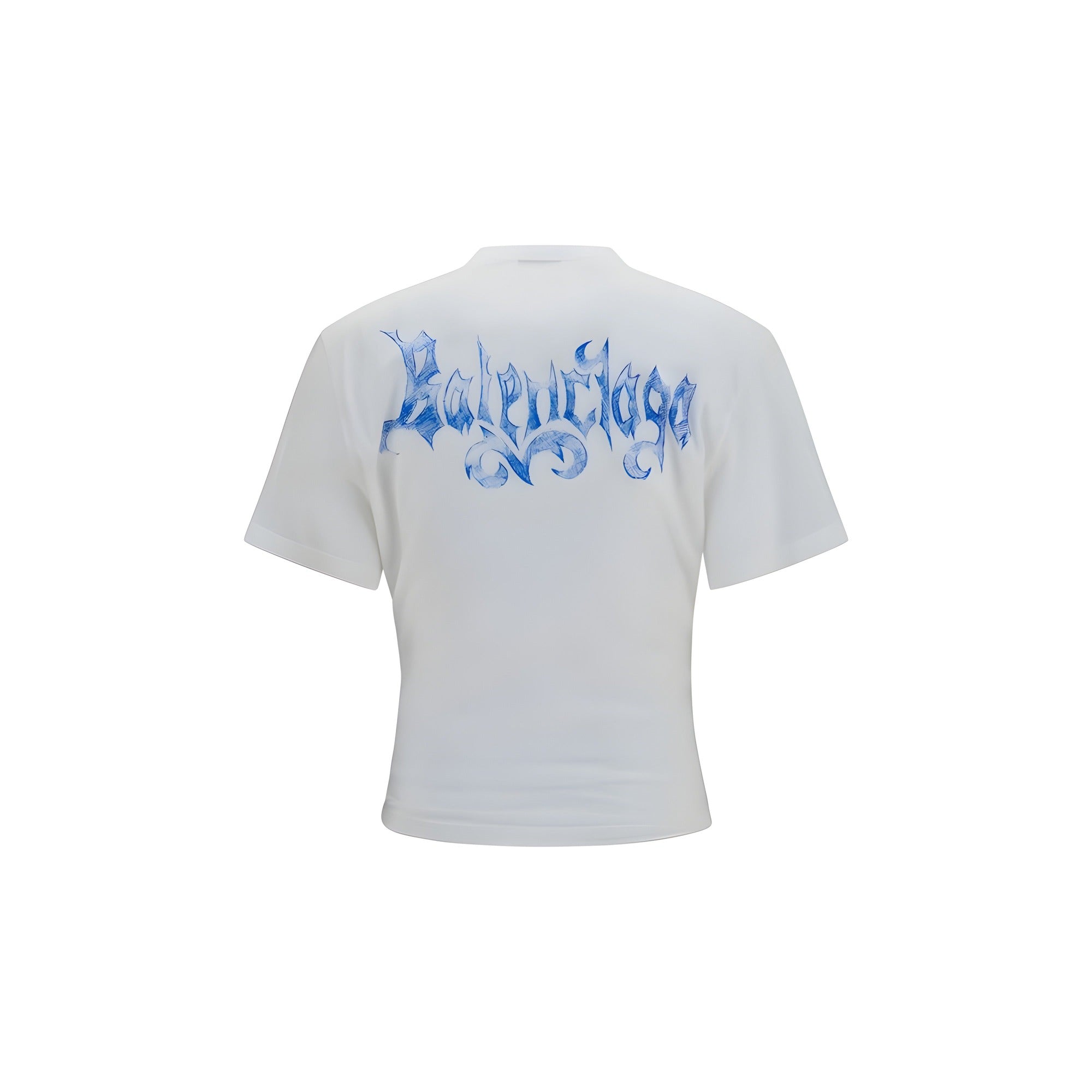 Balenciaga White Cotton T-Shirt