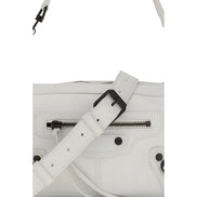 Balenciaga White Lambskin Handbag