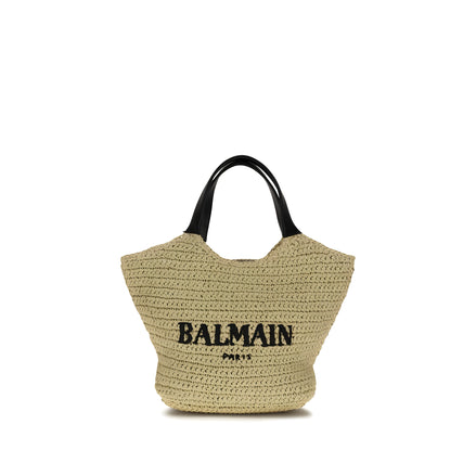 Balmain Beige Viscose Shoulder Bag