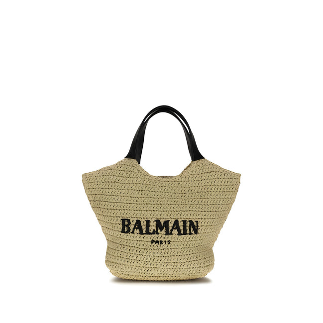 Balmain Beige Viscose Shoulder Bag