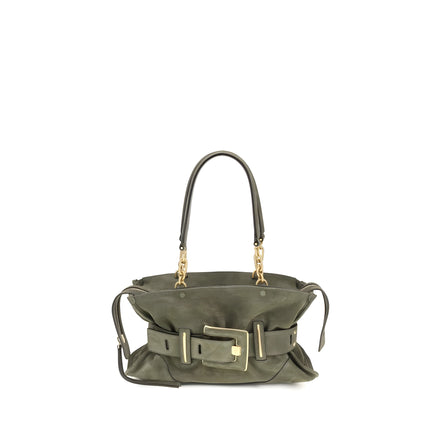Balmain Bicolor Calf Leather Handbag