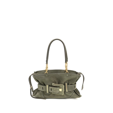 Balmain Bicolor Calf Leather Handbag