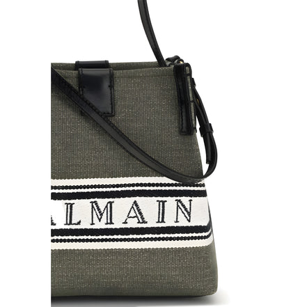 Balmain Bicolor Cotton Backet Bag