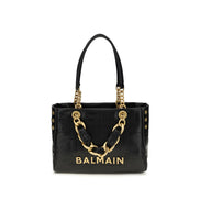 Balmain Black Cabas 1945 Shoulder Bag