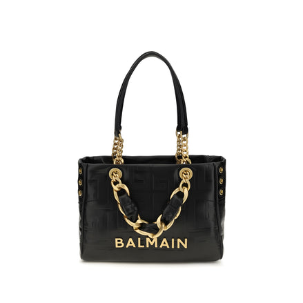 Balmain Black Cabas 1945 Shoulder Bag