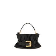 Balmain Black Calf Leather Shoulder Bag