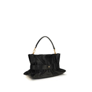Balmain Black Calf Leather Shoulder Bag