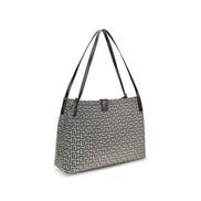 Balmain Black Cotton Shoulder Bag