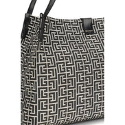 Balmain Black Cotton Shoulder Bag