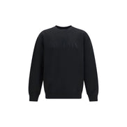 Balmain Black Cotton Sweatshirt