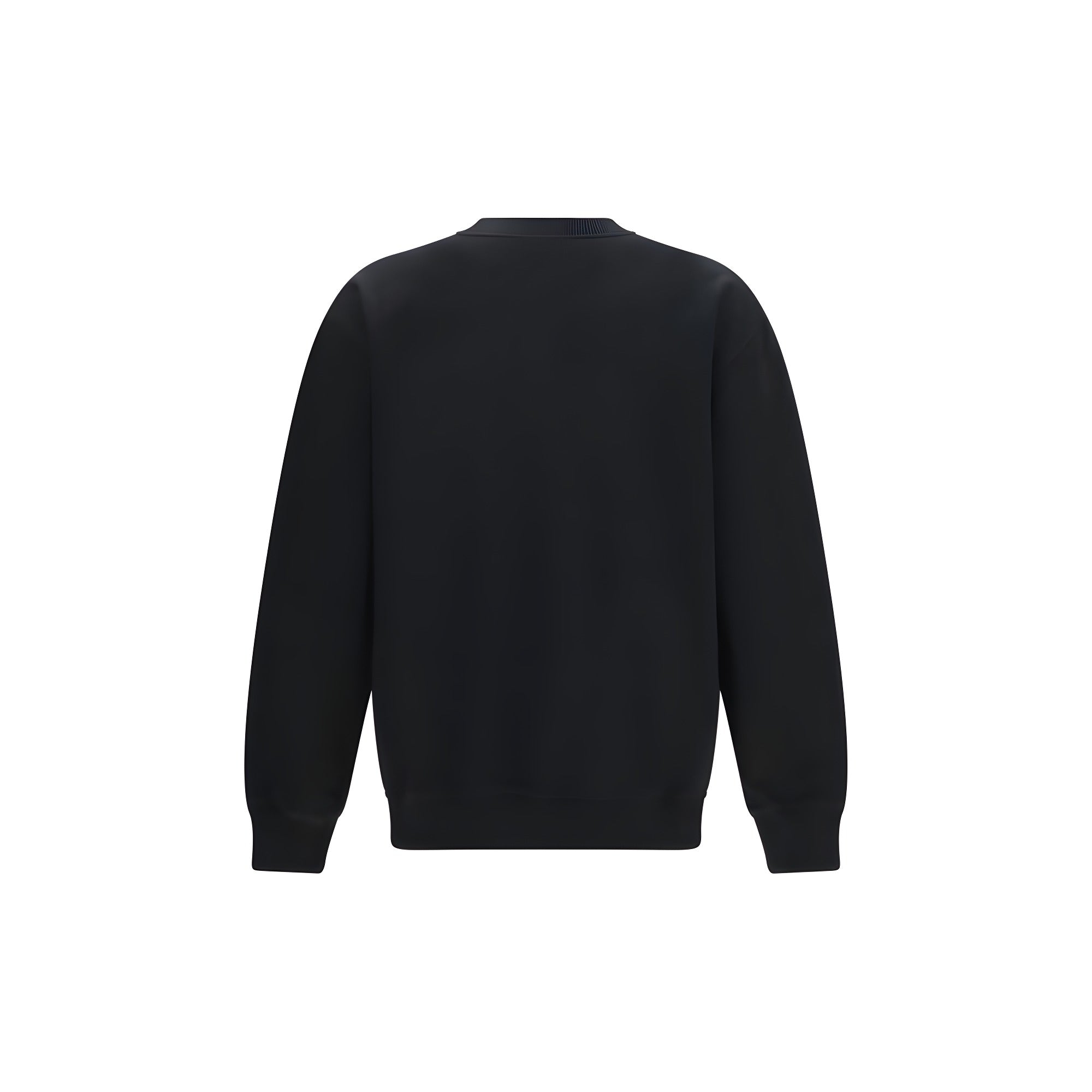Balmain Black Cotton Sweatshirt