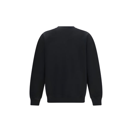 Balmain Black Cotton Sweatshirt
