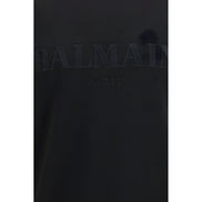 Balmain Black Cotton Sweatshirt